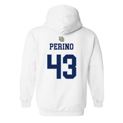 Marquette - NCAA Women's Lacrosse : Gabbi Perino - Generic Shersey Hooded Sweatshirt-1
