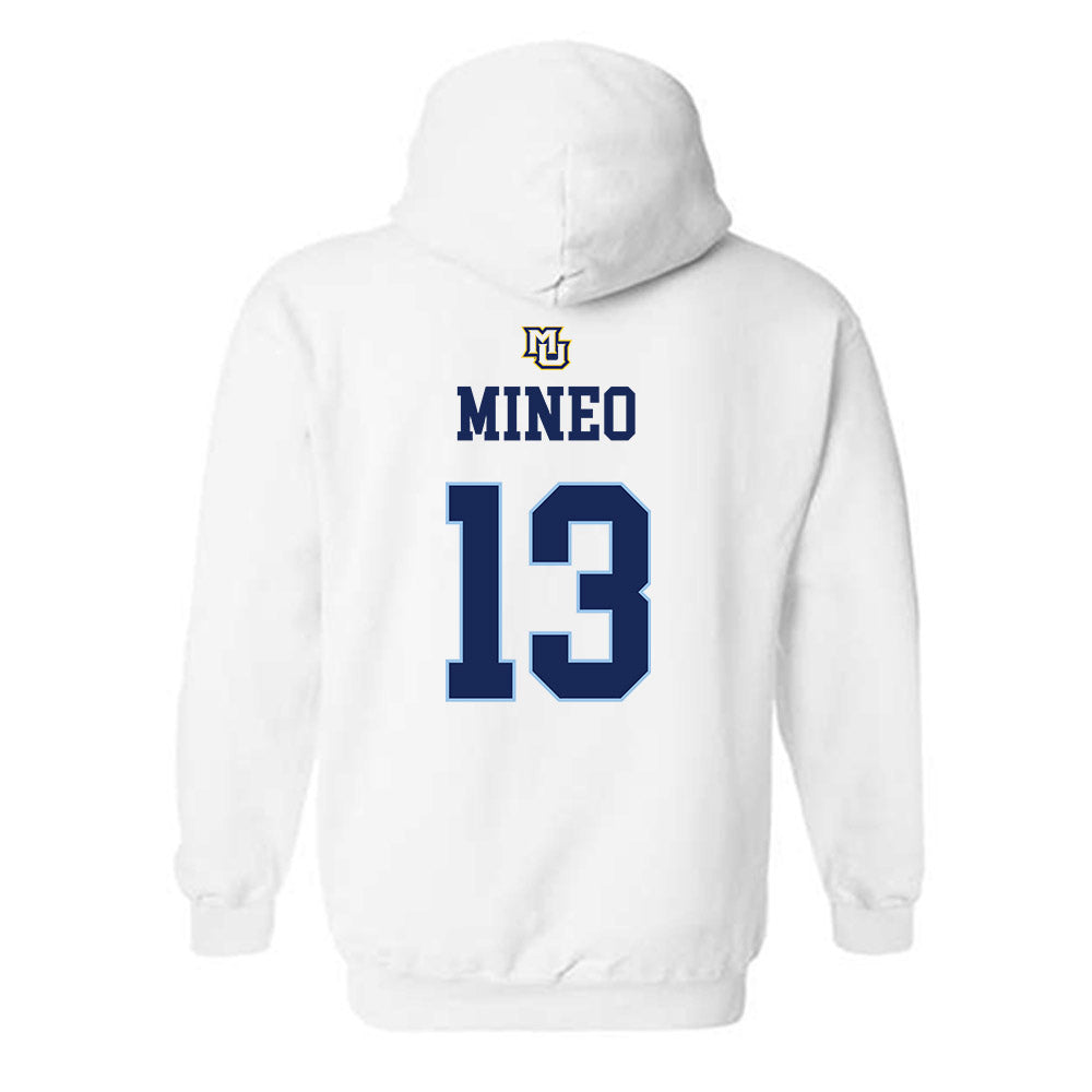 Marquette - NCAA Women's Lacrosse : Lucy Mineo - Generic Shersey Hooded Sweatshirt