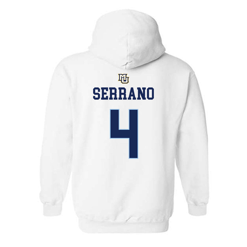 Marquette - NCAA Women's Lacrosse : Dani Serrano - Generic Shersey Hooded Sweatshirt-1