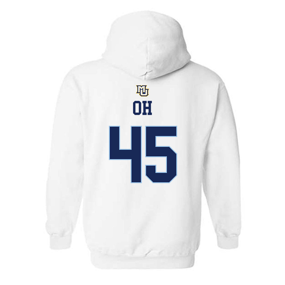 Marquette - NCAA Women's Lacrosse : Mia Oh - Generic Shersey Hooded Sweatshirt-1