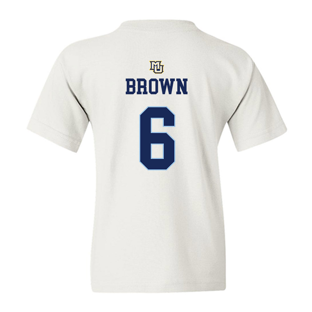Marquette - NCAA Women's Lacrosse : Haley Brown - Generic Shersey Youth T-Shirt-1