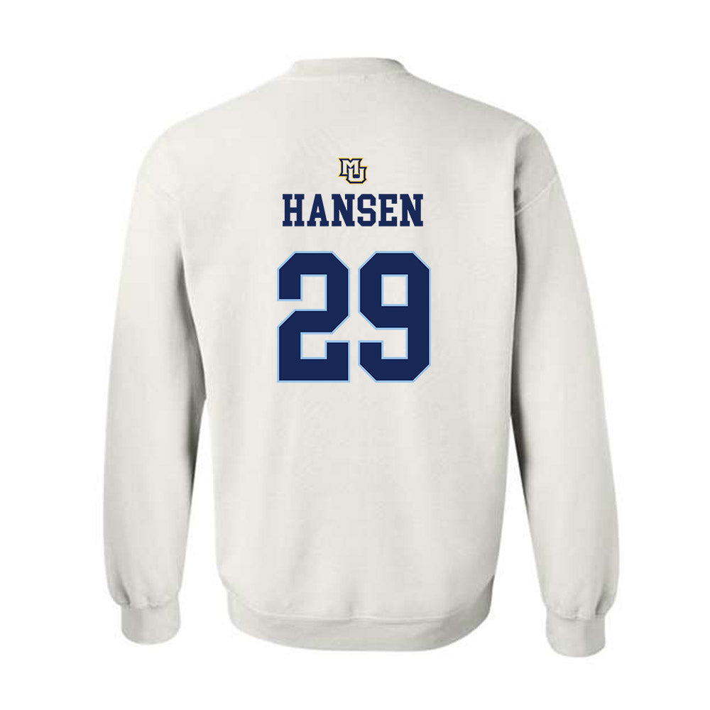 Marquette - NCAA Women's Lacrosse : Megan Hansen - Generic Shersey Crewneck Sweatshirt-1