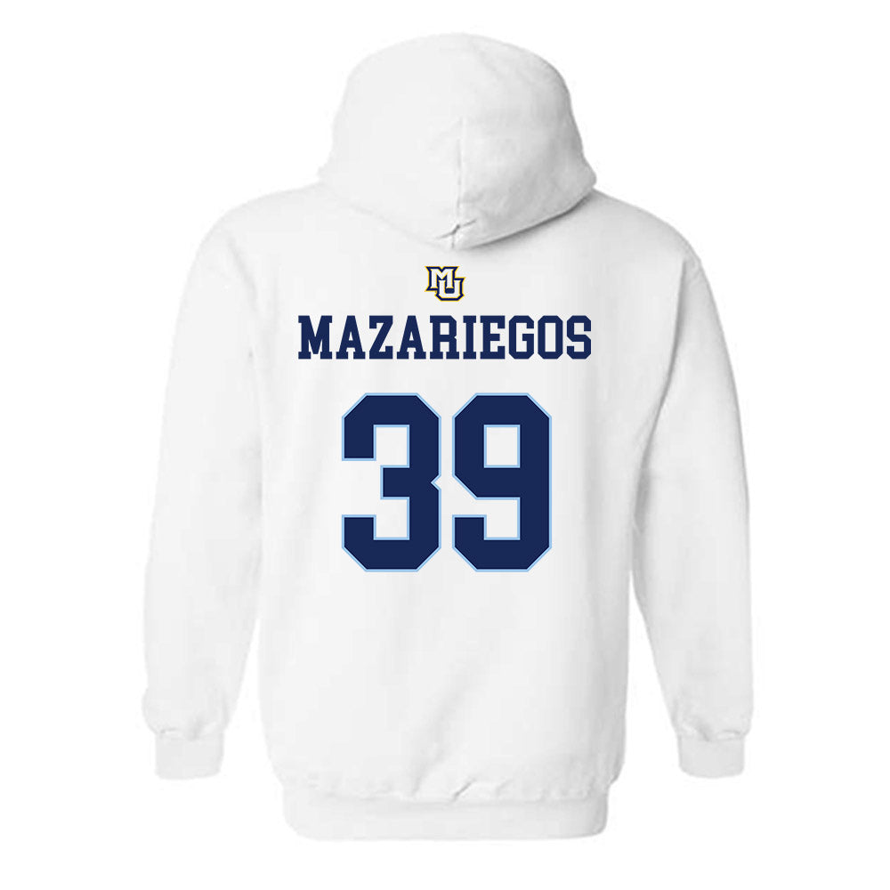 Marquette - NCAA Women's Lacrosse : Sofia Grace Mazariegos - Generic Shersey Hooded Sweatshirt