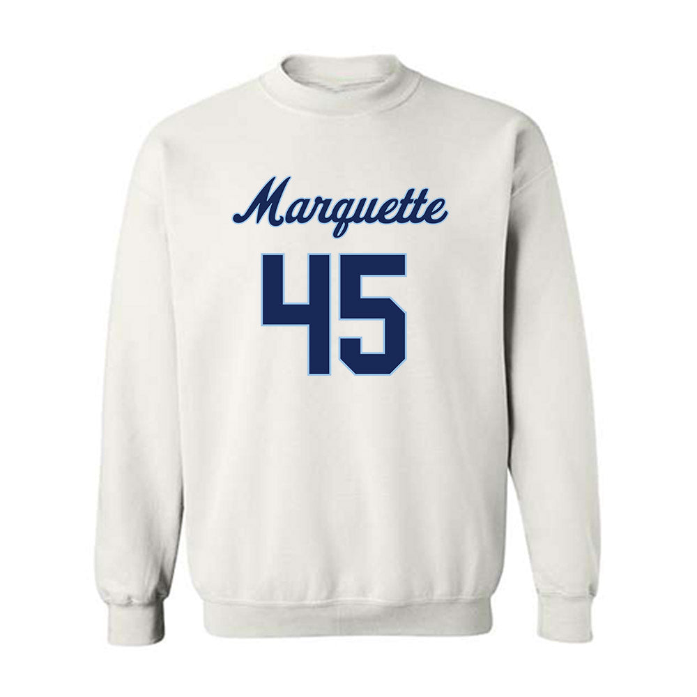 Marquette - NCAA Women's Lacrosse : Mia Oh - Generic Shersey Crewneck Sweatshirt-0