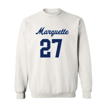 Marquette - NCAA Women's Lacrosse : Jillian Howell - Generic Shersey Crewneck Sweatshirt-0