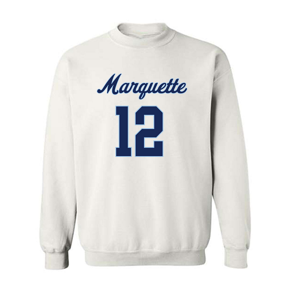 Marquette - NCAA Women's Lacrosse : Ella Mautz - Generic Shersey Crewneck Sweatshirt-0