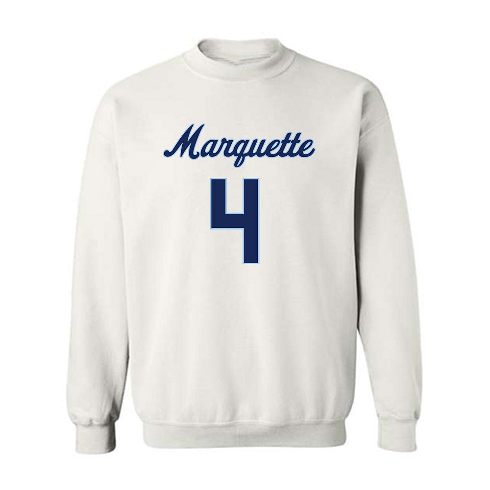 Marquette - NCAA Women's Lacrosse : Dani Serrano - Generic Shersey Crewneck Sweatshirt-0