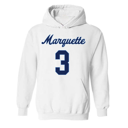 Marquette - NCAA Women's Lacrosse : Tessa Boehm - Generic Shersey Hooded Sweatshirt-0