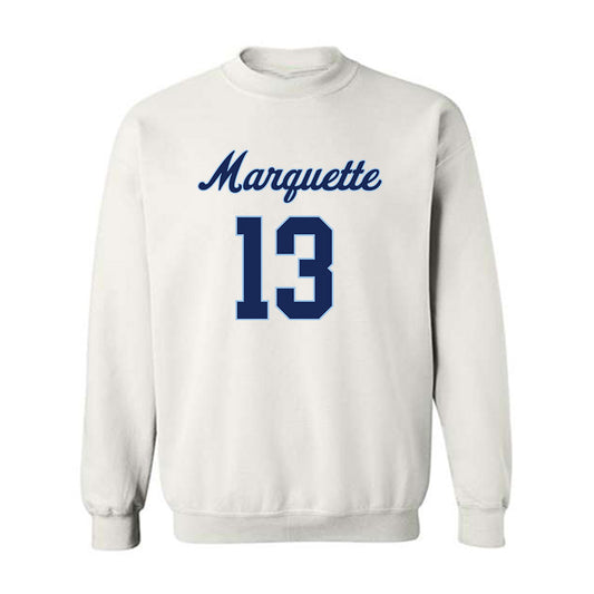 Marquette - NCAA Women's Lacrosse : Lucy Mineo - Generic Shersey Crewneck Sweatshirt