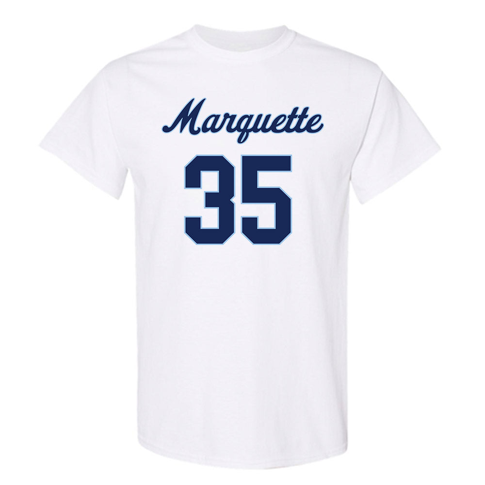 Marquette - NCAA Women's Lacrosse : Eliza Agate - Generic Shersey T-Shirt-0