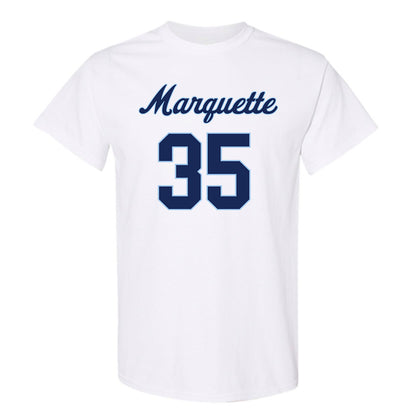 Marquette - NCAA Women's Lacrosse : Eliza Agate - Generic Shersey T-Shirt-0