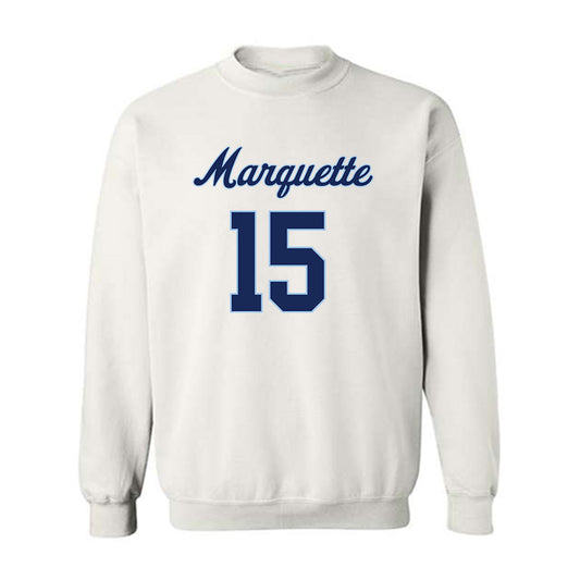 Marquette - NCAA Women's Lacrosse : Mckenna Farrell - Generic Shersey Crewneck Sweatshirt