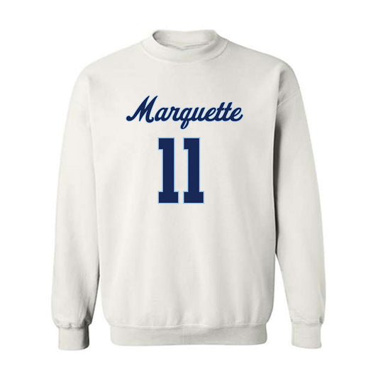 Marquette - NCAA Women's Lacrosse : Laila Johnson - Generic Shersey Crewneck Sweatshirt