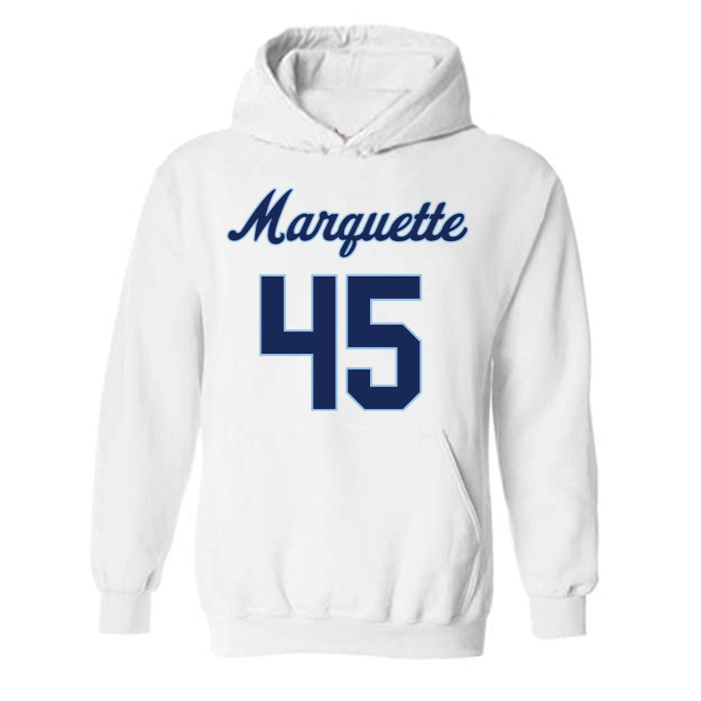 Marquette - NCAA Women's Lacrosse : Mia Oh - Generic Shersey Hooded Sweatshirt-0