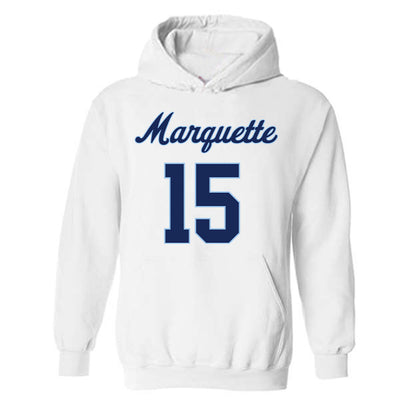 Marquette - NCAA Women's Lacrosse : Mckenna Farrell - Generic Shersey Hooded Sweatshirt