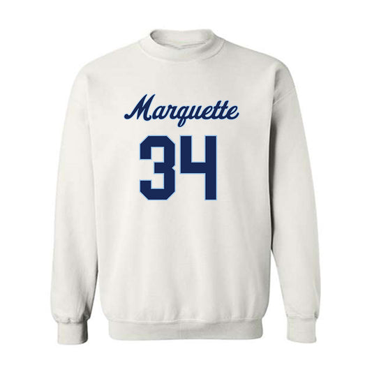 Marquette - NCAA Women's Lacrosse : Emily Couri - Generic Shersey Crewneck Sweatshirt-0