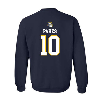 Marquette - NCAA Women's Volleyball : Emma Parks - Sports Shersey Crewneck Sweatshirt-1