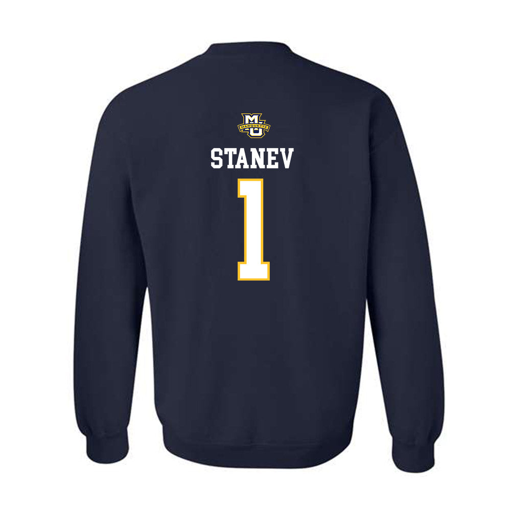 Marquette - NCAA Women's Volleyball : Julia Stanev - Sports Shersey Crewneck Sweatshirt-1