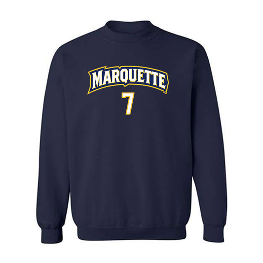 Marquette - NCAA Women's Volleyball : Keira Schmidt - Sports Shersey Crewneck Sweatshirt-0