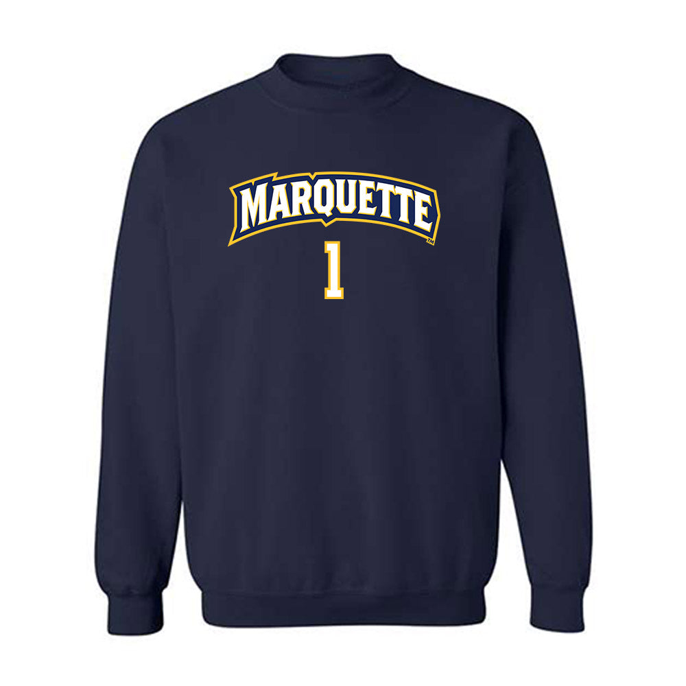 Marquette - NCAA Women's Volleyball : Julia Stanev - Sports Shersey Crewneck Sweatshirt-0