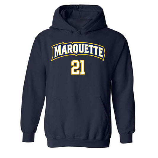 Marquette - NCAA Women's Volleyball : Elena Radeff - Sports Shersey Hooded Sweatshirt-0