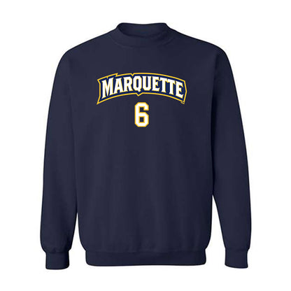 Marquette - NCAA Women's Volleyball : Alexandra Korba - Sports Shersey Crewneck Sweatshirt-0