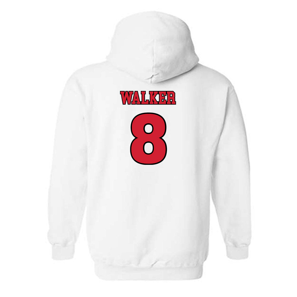 Rutgers - NCAA Football : Jordan Walker - Sports Shersey Hooded Sweatshirt-1