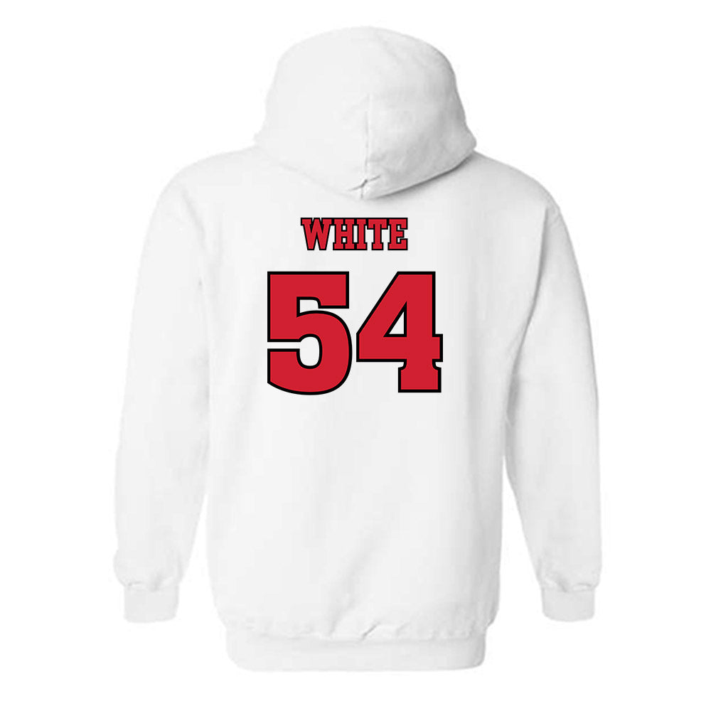 Rutgers - NCAA Football : Taj White - Sports Shersey Hooded Sweatshirt-1