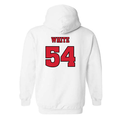 Rutgers - NCAA Football : Taj White - Sports Shersey Hooded Sweatshirt-1