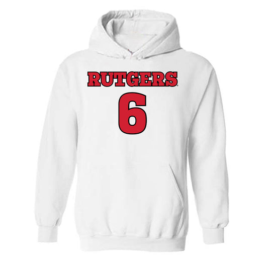 Rutgers - NCAA Football : Abram Wright - Sports Shersey Hooded Sweatshirt-0
