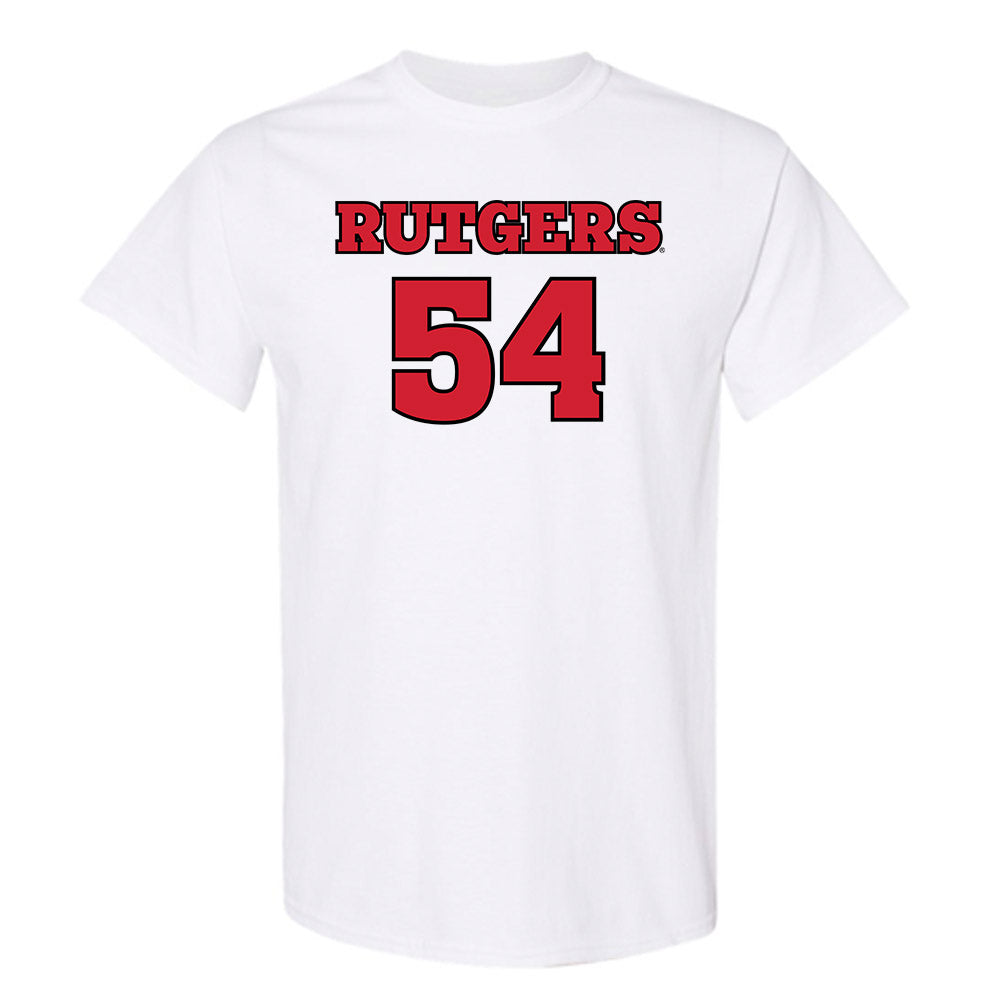 Rutgers - NCAA Football : Taj White - Sports Shersey T-Shirt-0