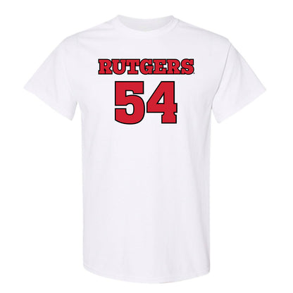 Rutgers - NCAA Football : Taj White - Sports Shersey T-Shirt-0
