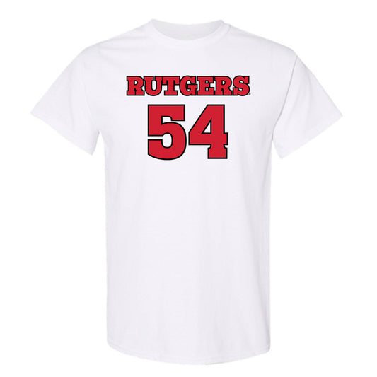 Rutgers - NCAA Football : Taj White - Sports Shersey T-Shirt-0