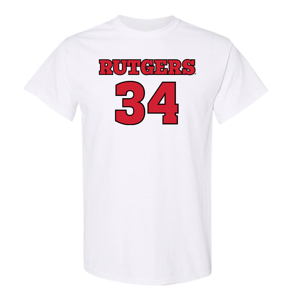 Rutgers - NCAA Football : Noah Shaw - Sports Shersey T-Shirt