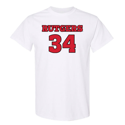 Rutgers - NCAA Football : Noah Shaw - Sports Shersey T-Shirt