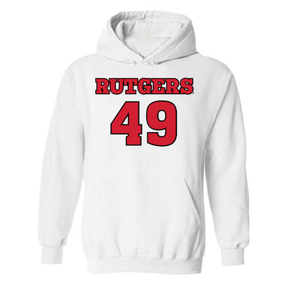 Rutgers - NCAA Football : Evan Ward - Hooded Sweatshirt