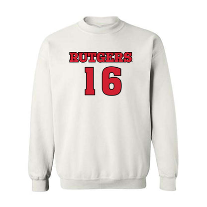 Rutgers - NCAA Football : Athan Kaliakmanis - Sports Shersey Crewneck Sweatshirt