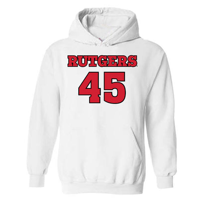Rutgers - NCAA Football : Shawn Purcell - Hooded Sweatshirt