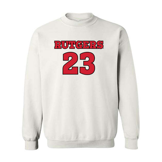 Rutgers - NCAA Football : Edd Guerrier - Sports Shersey Crewneck Sweatshirt-0