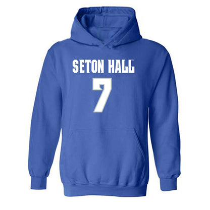 Seton Hall - NCAA Men's Basketball : Joshua Rivera - Classic Shersey Hooded Sweatshirt-0