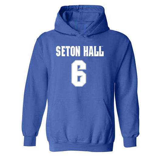 Seton Hall - NCAA Men's Basketball : David Tubek - Classic Shersey Hooded Sweatshirt-0