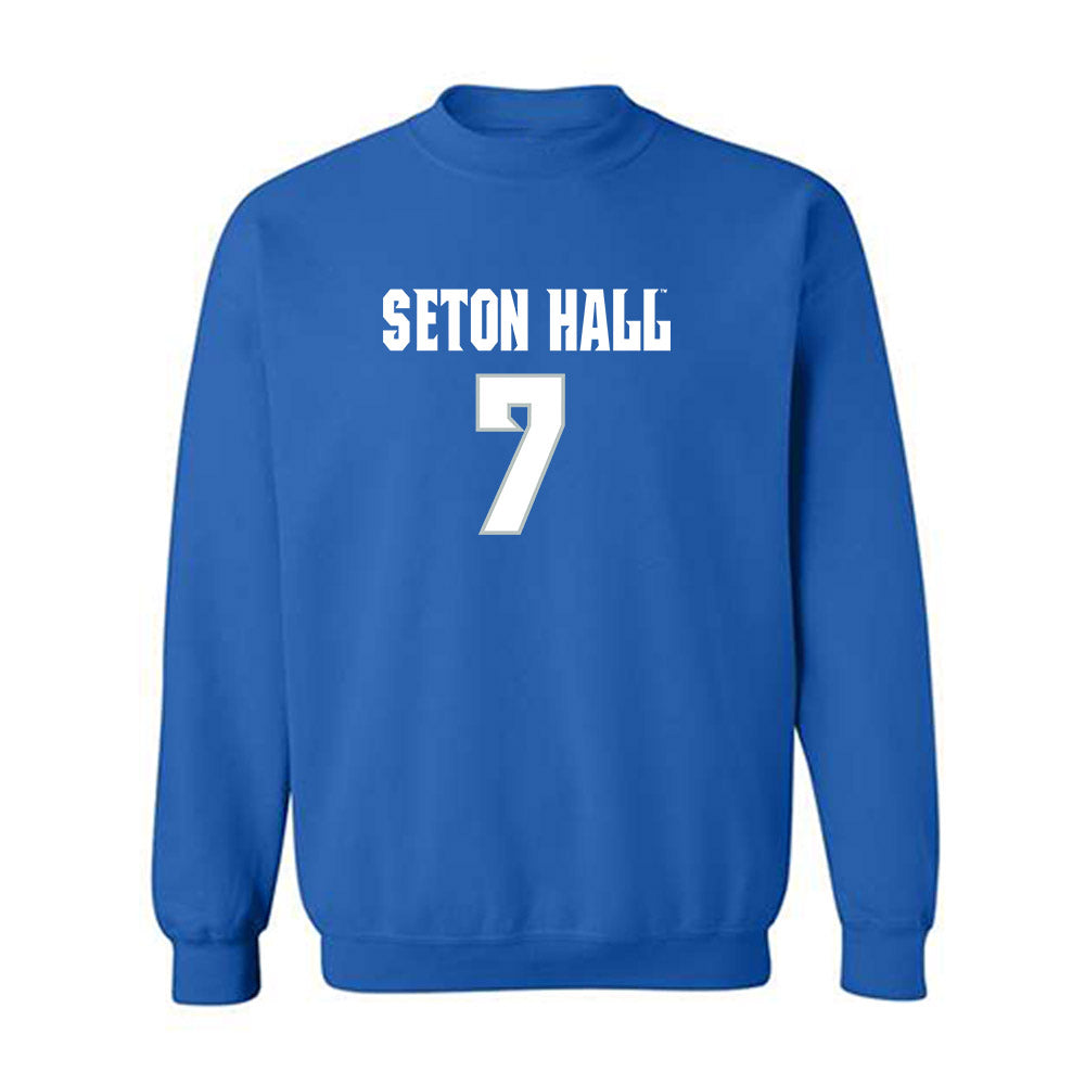 Seton Hall - NCAA Men's Basketball : Joshua Rivera - Classic Shersey Crewneck Sweatshirt-0