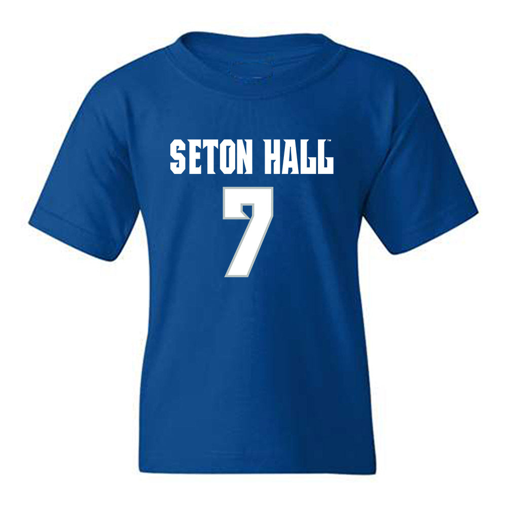 Seton Hall - NCAA Men's Basketball : Joshua Rivera - Classic Shersey Youth T-Shirt-0