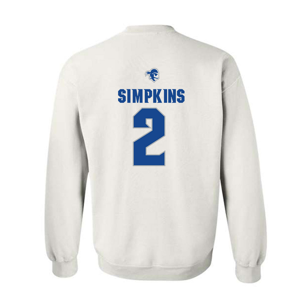 Seton Hall - NCAA Men's Basketball : Tajuan Simpkins - Classic Shersey Crewneck Sweatshirt-1