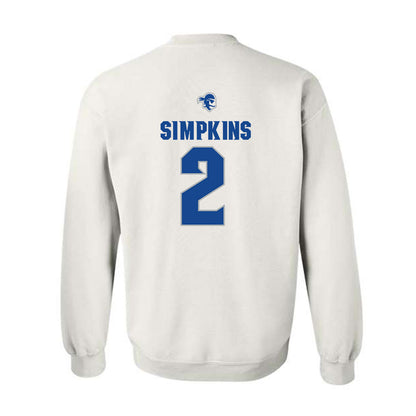 Seton Hall - NCAA Men's Basketball : Tajuan Simpkins - Classic Shersey Crewneck Sweatshirt-1