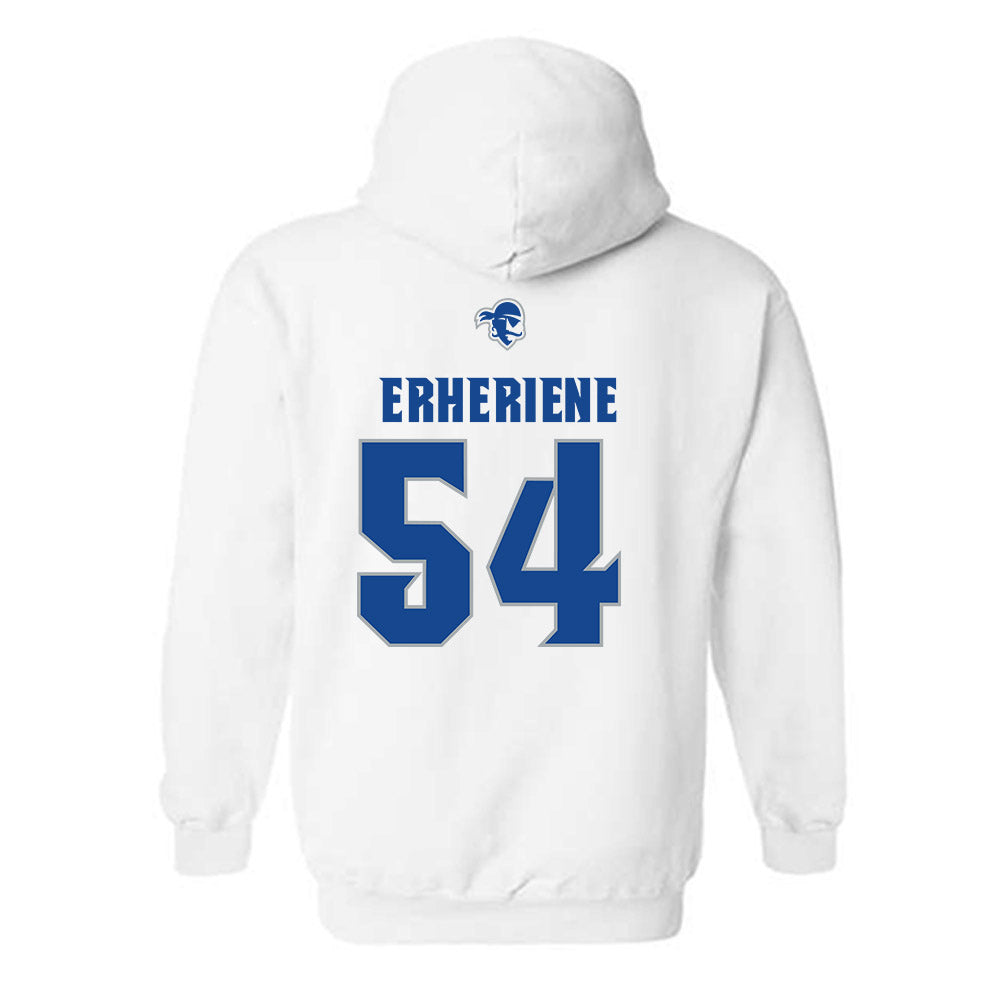 Seton Hall - NCAA Men's Basketball : Godswill Erheriene - Classic Shersey Hooded Sweatshirt-1