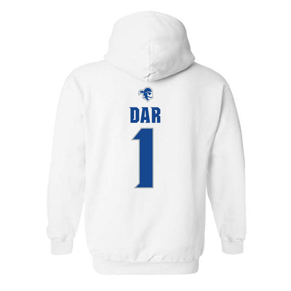 Seton Hall - NCAA Men's Basketball : Jacob Dar - Classic Shersey Hooded Sweatshirt-1