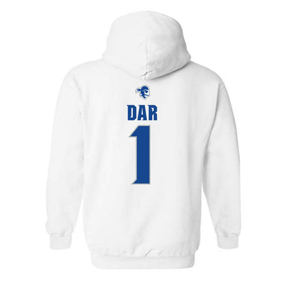 Seton Hall - NCAA Men's Basketball : Jacob Dar - Classic Shersey Hooded Sweatshirt-1