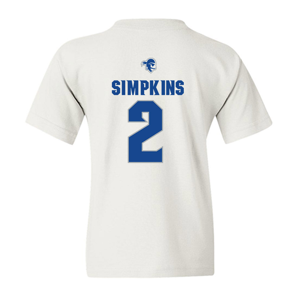 Seton Hall - NCAA Men's Basketball : Tajuan Simpkins - Classic Shersey Youth T-Shirt-1