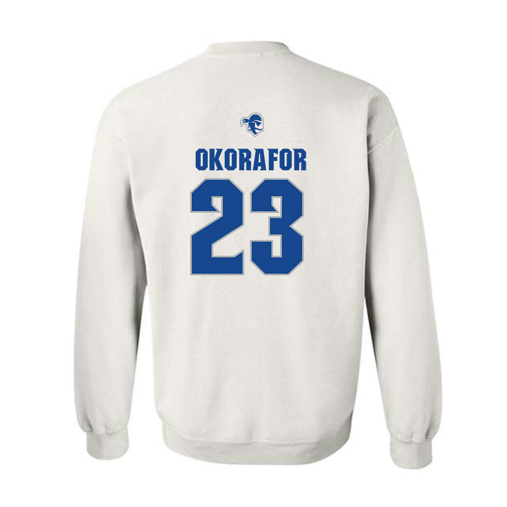 Seton Hall - NCAA Men's Basketball : Emmanuel Okorafor - Classic Shersey Crewneck Sweatshirt-1